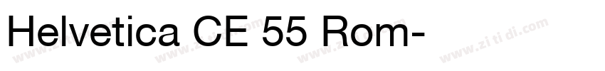 Helvetica CE 55 Rom字体转换
